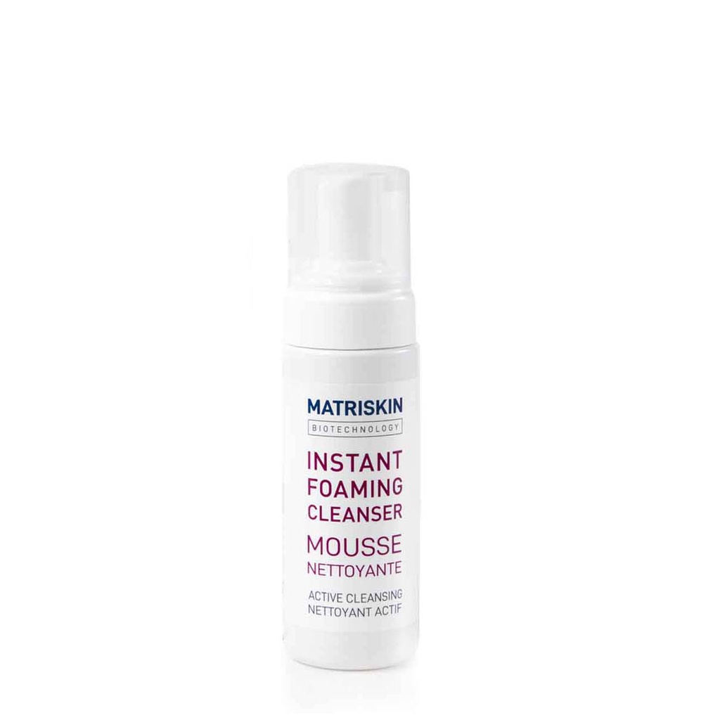 Instant foaming cleanser