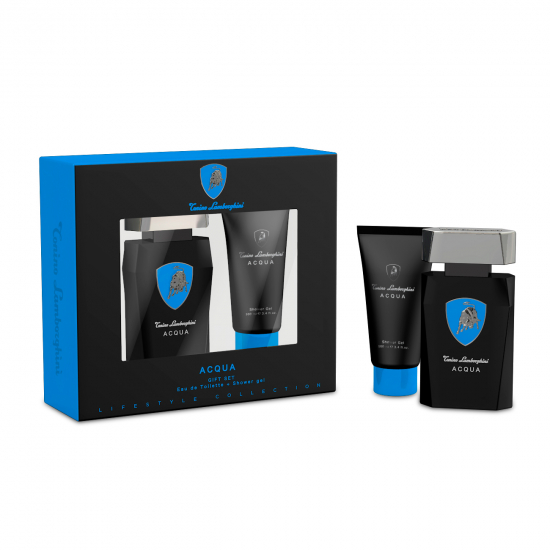 LAMBORGHINI ACQUA SET EDT + A S Balm Window