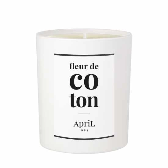 Bougie Parfumee / Scented Candle - Cotton Flower