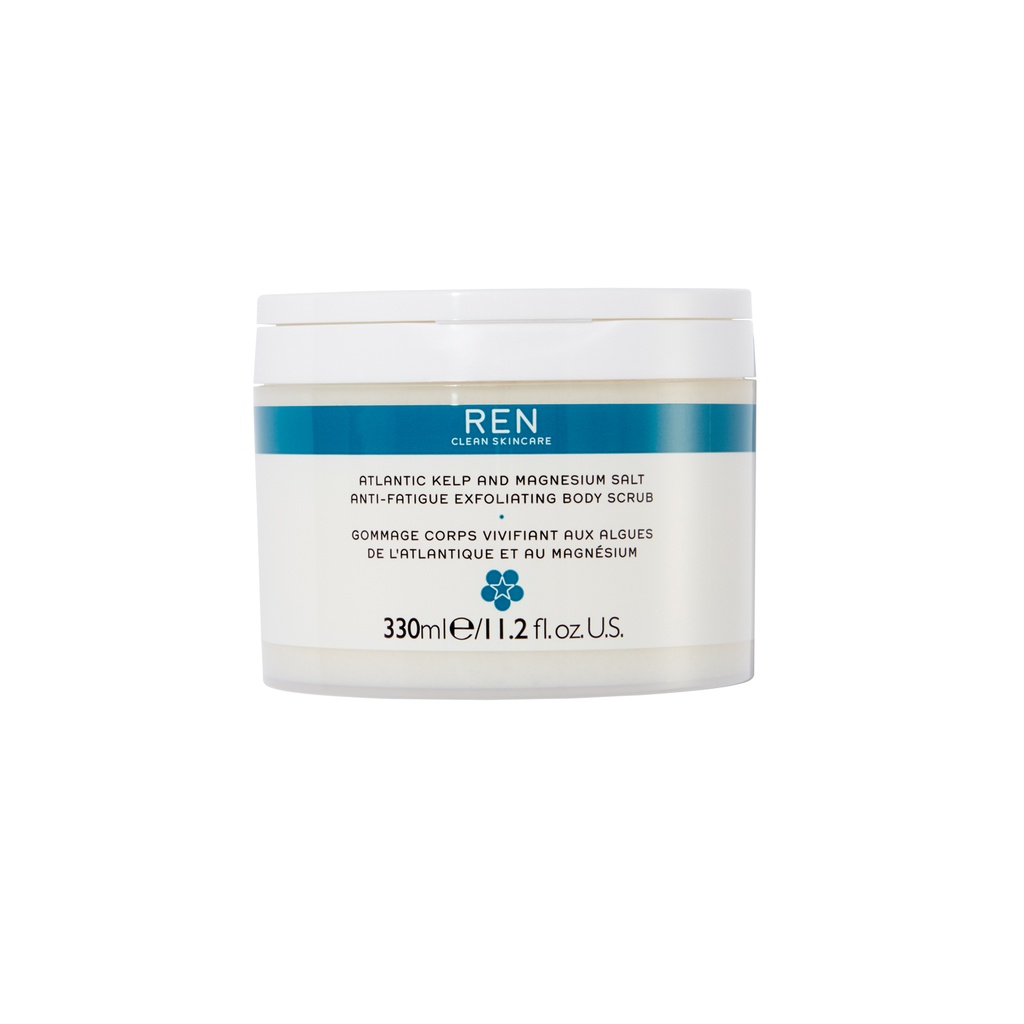 Anti-fatigue exfoliating body scrub