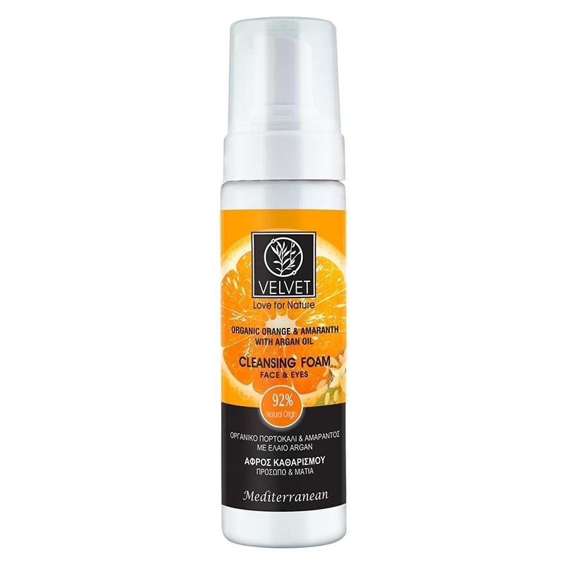 Organic Orange &amp; Amaranth Cleansing Foam Face &amp; Eyes