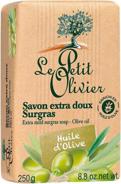 Extra mild soap. Olive Oil