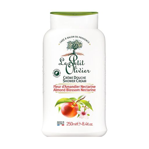 Extra gentle Shower Cream Almond Blossom Nectarine / Creme Douche Extra Douce Fleur d`Amandier Nectarine