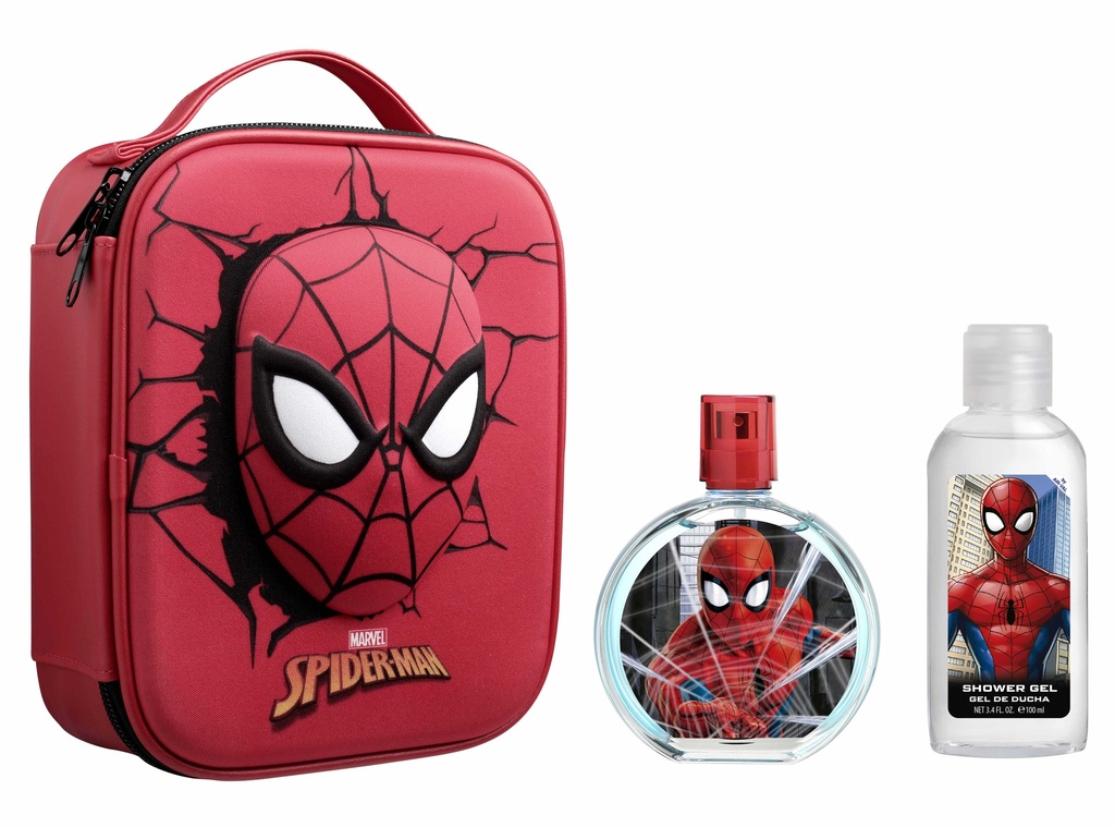 Spiderman Zip Case EDT 100 ml + Shower Gel 60 ml