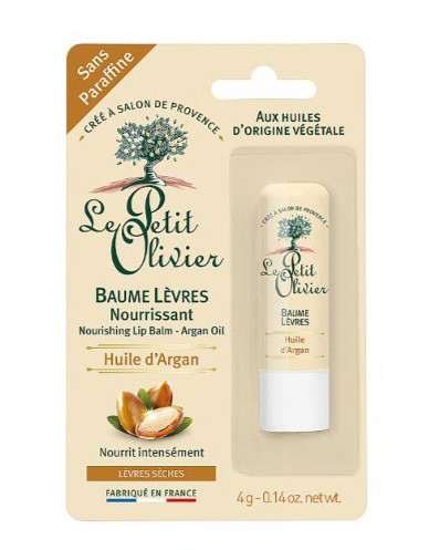 Nourishing Lip Balm Stick With Anti-Aging Argan Oil/ Baume Levre Nourissant Huile d'Argan